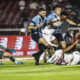 Torcida do São Paulo comemora erro em jogo contra o Grêmio 
