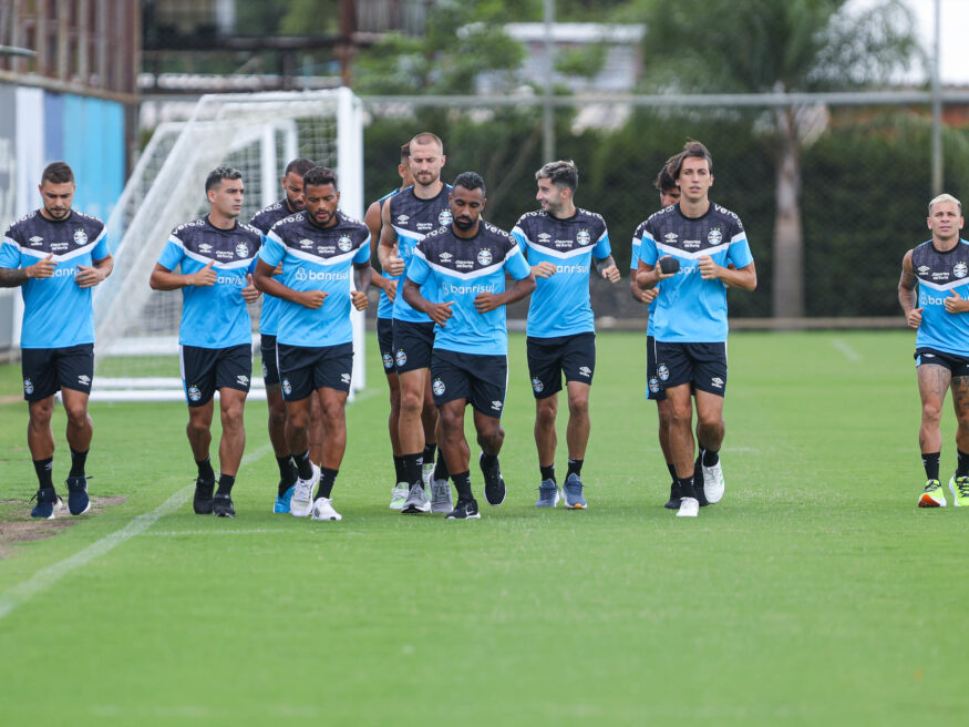 Grupo de jogadores do Grêmio