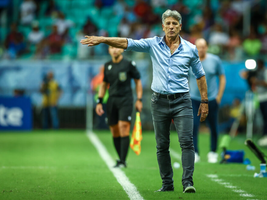 Renato em campo pelo Grêmio