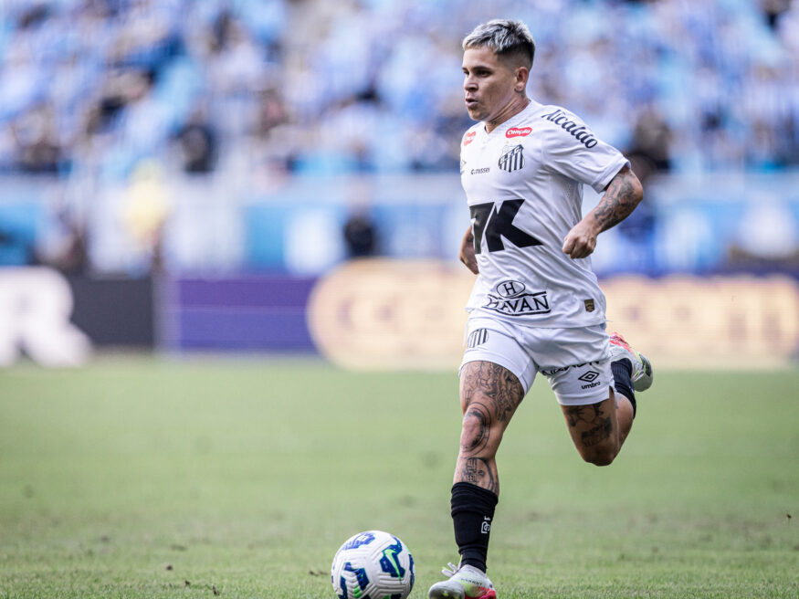 Soteldo, ex-Grêmio, hoje no Santos