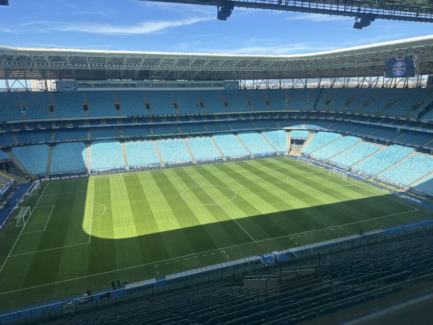 Em 2025 a Arena do Grêmio não tem sido caldeirão