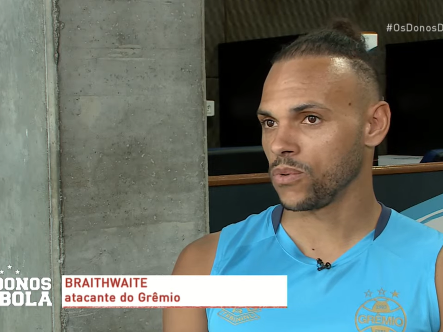 Grêmio terá Braithwaite contra o Inter