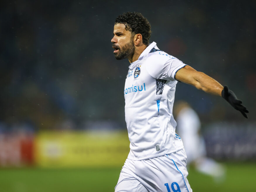 Diego Costa em Grêmio x Huachipato