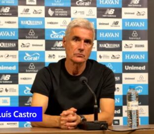 Luis Castro fará mudanças no Grêmio