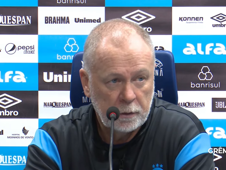 Mano Menezes falou sobre a derrota do Grêmio