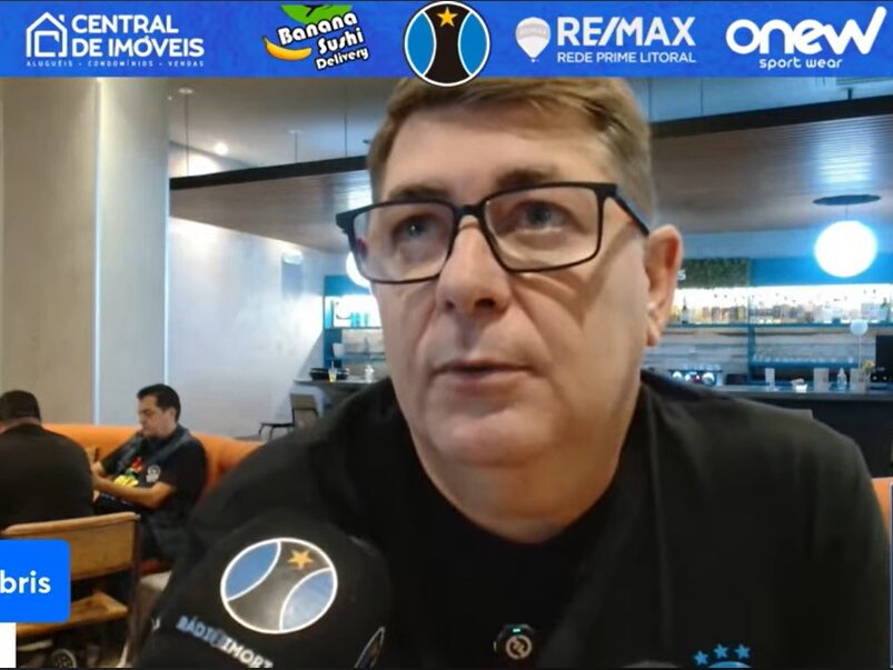 Marcelo Marques não deve ajudar o Grêmio agora
