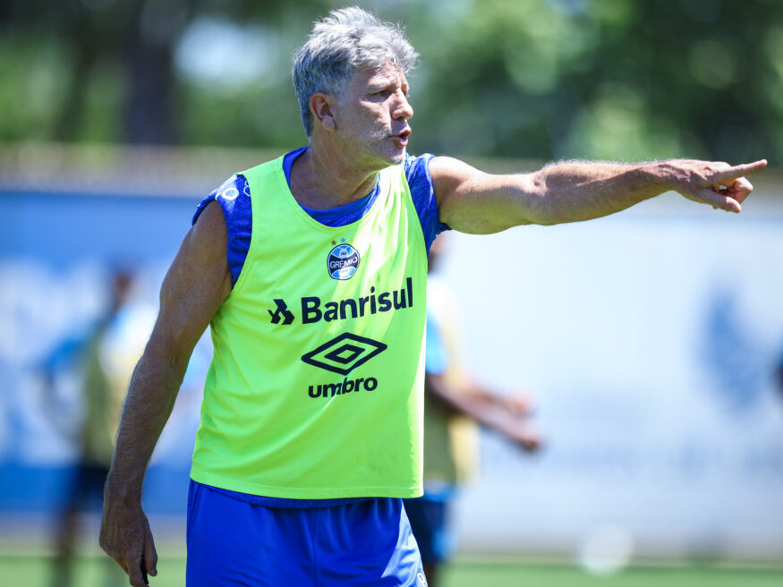 Bastidores do Grêmio antes do Grenal